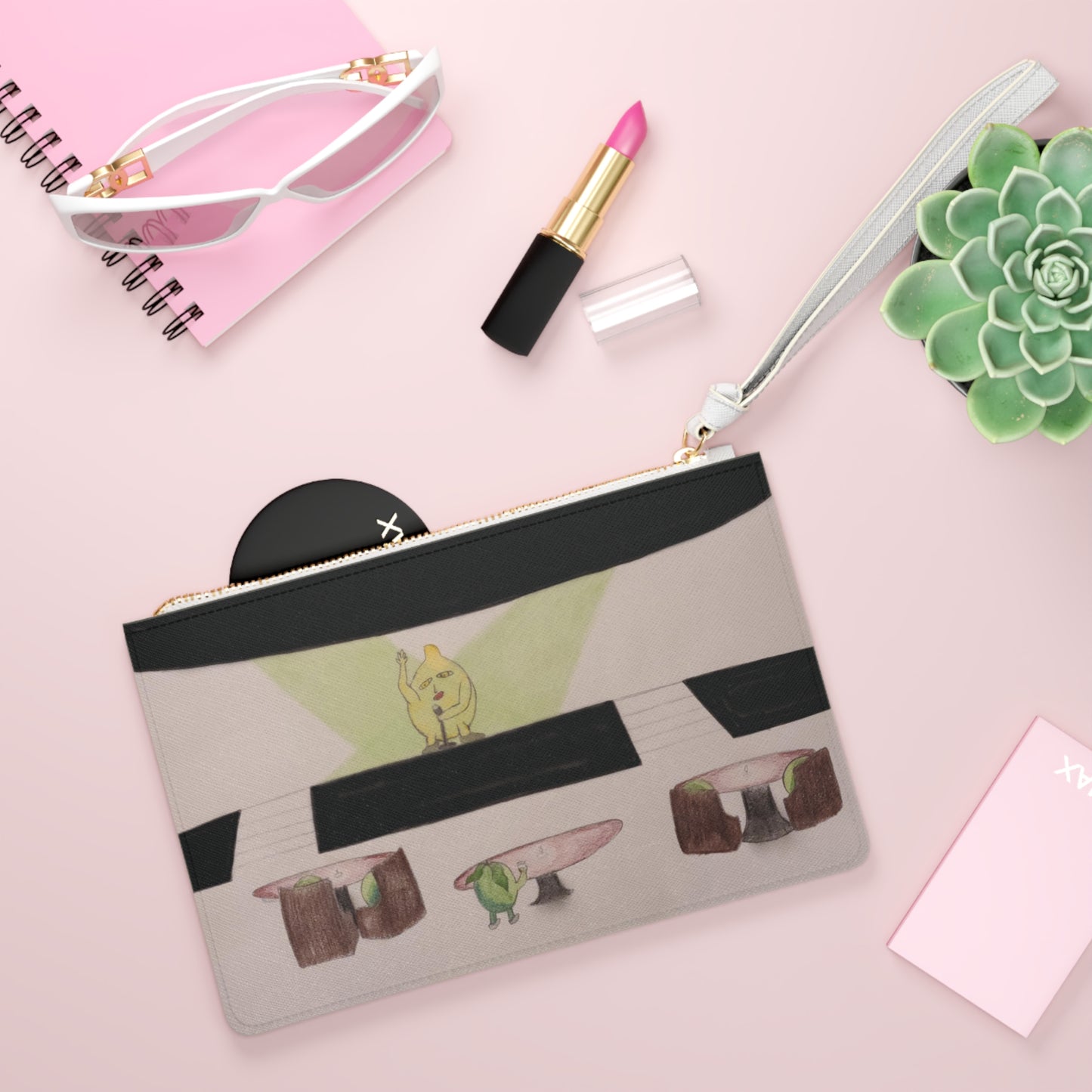 Lemon in the Limelight Clutch Bag